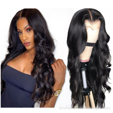 Body Wave Unprocessed Brazilian Virgin Human Hair Hd Full Lace Front Wig For Women Cheap Transparent  Lace Frontal Closure Wig